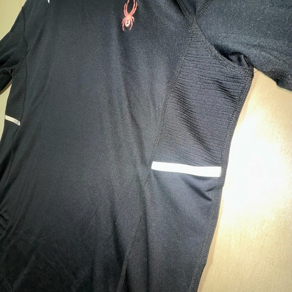 Spyder Active ProWeb Athletic Black Long Sleeve Top 3M Men's Size Medium - Picture 6 of 10